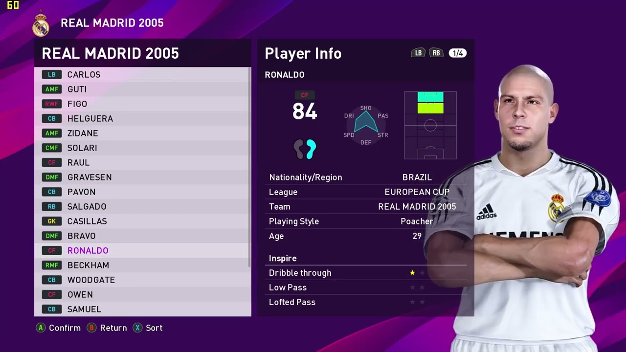 eFootball PES 2020 - Real Madrid 'Galacticos' 2005