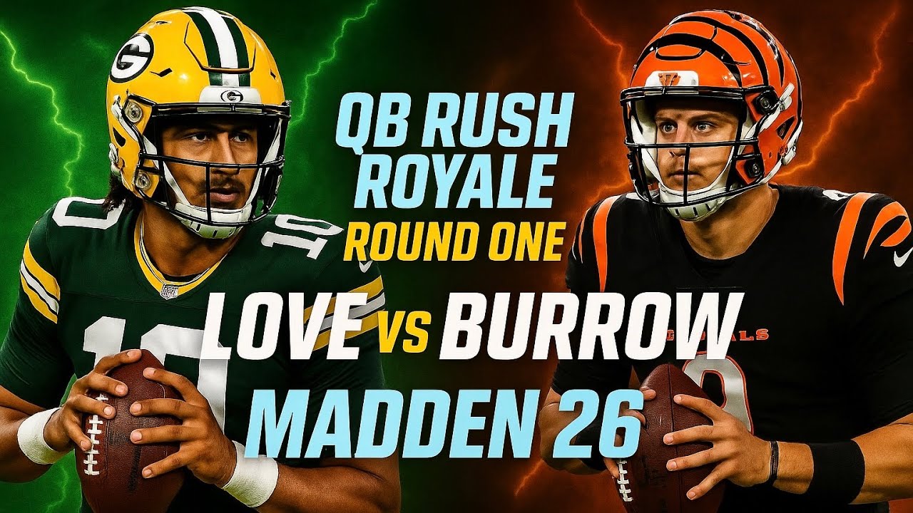Preview - Joe Burrow vs Jordan Love | Winner Advances! | QB Rushing Royale Round 1 | Madden 26