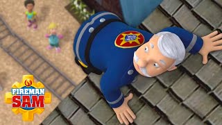 Steele Is About To Fall!  Get Me Down!  | Fireman Sam Official | Cartoons for Children