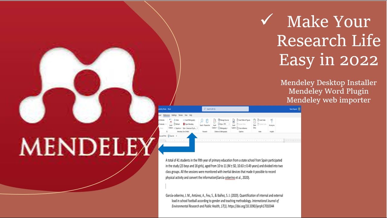 How to use Mendeley Reference Manager for Research in 2022 - YouTube