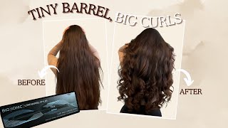 Bio Ionic 0.75” Long Barrel Curling Iron Review | First Impressions 🔥 Content