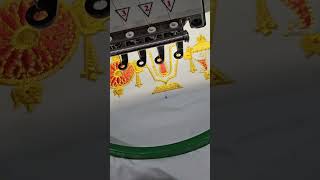 Custom embroidery work 🧵✨Logo embroidery  availableDM for orders #Embroidery #DTFPrinting #Shorts