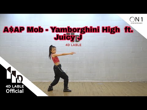 [4D Lable] A$AP Mob - Yamborghini High  ft. Juicy J / Dancer _ 이지아