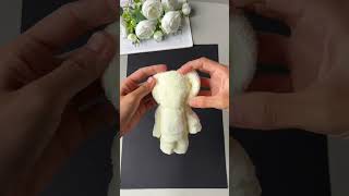 You can use a square towel at home to make a super cute little bear for your child It s so cute