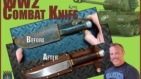 Keefe Combat Knife World War 2 Restoration Part 2 of 2
