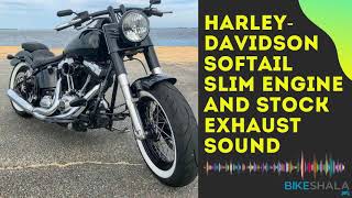 Harley-Davidson Softail Slim Engine and stock Exhaust sound screenshot 5
