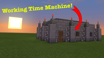 Minecraft PE | Working Time Machine Tutorial!