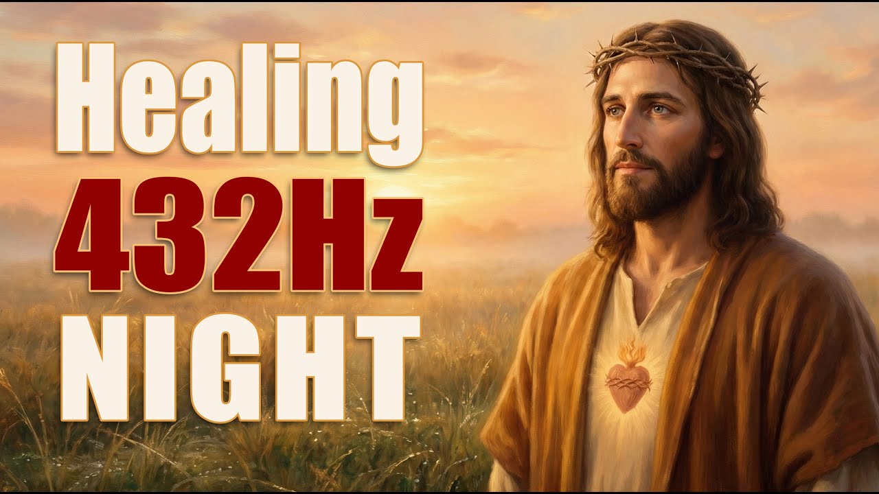 432Hz Music for Sleep | Christian Deep Healing & Peaceful Night Rest