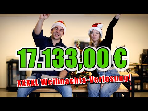 (Geht bis 07.01.24) Ich SCHENKE euch 3D-Druck Produkte für 17.133€! Größte 3D Verlosung der WELT!