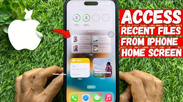 How to Access Your Recent Files From iPhone Home Screen