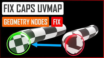 Fix Caps UVmap in Geometry nodes - Blender tutorial ENG