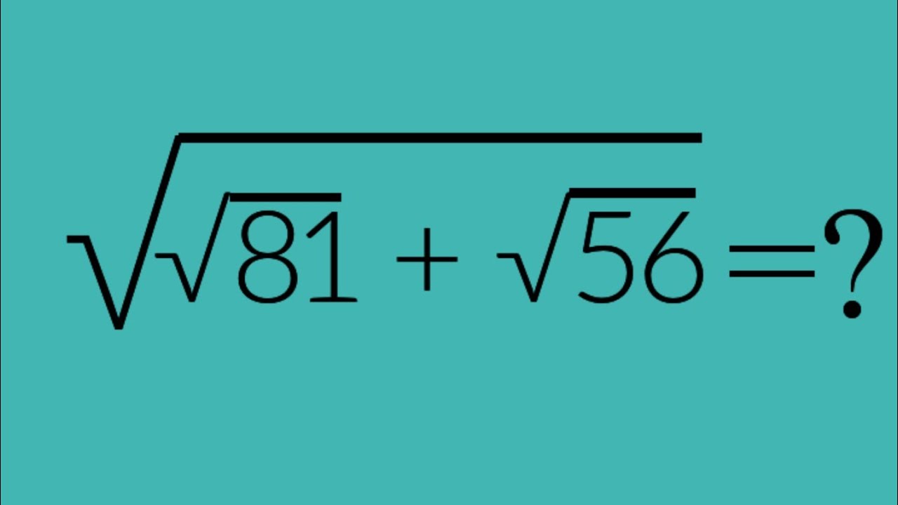 A Nice Olympiad Exponent Math Evaluate Square Root Of Mathematics A nice olympiad exponent math evaluate square root of mathematics