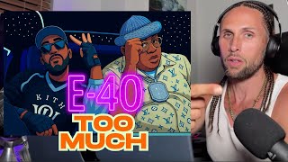 This Song Might Be Slept On... But It's TOO MUCH 🔥🔥🔥 E-40 x JasonMartin Reaction