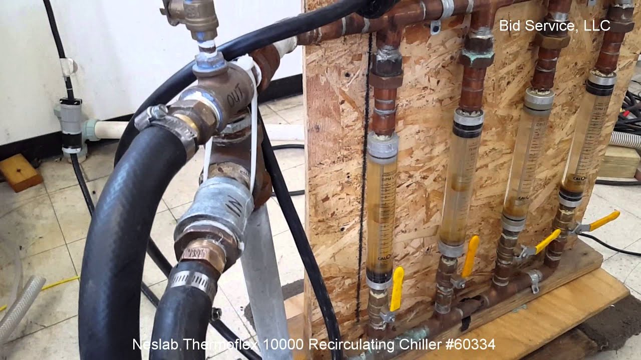 Neslab Thermoflex 10000 Recirculating Chiller #60334 - YouTube