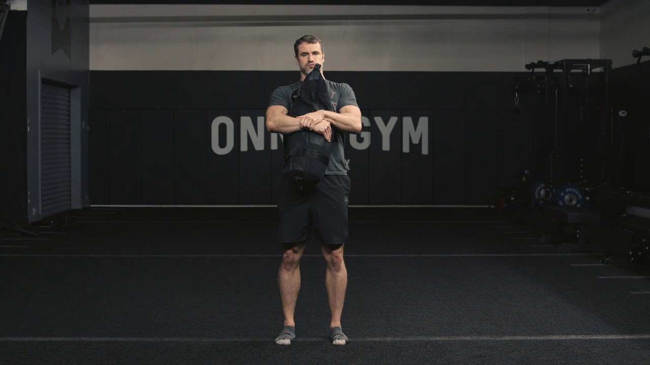 Farmer Hold with Sandbag