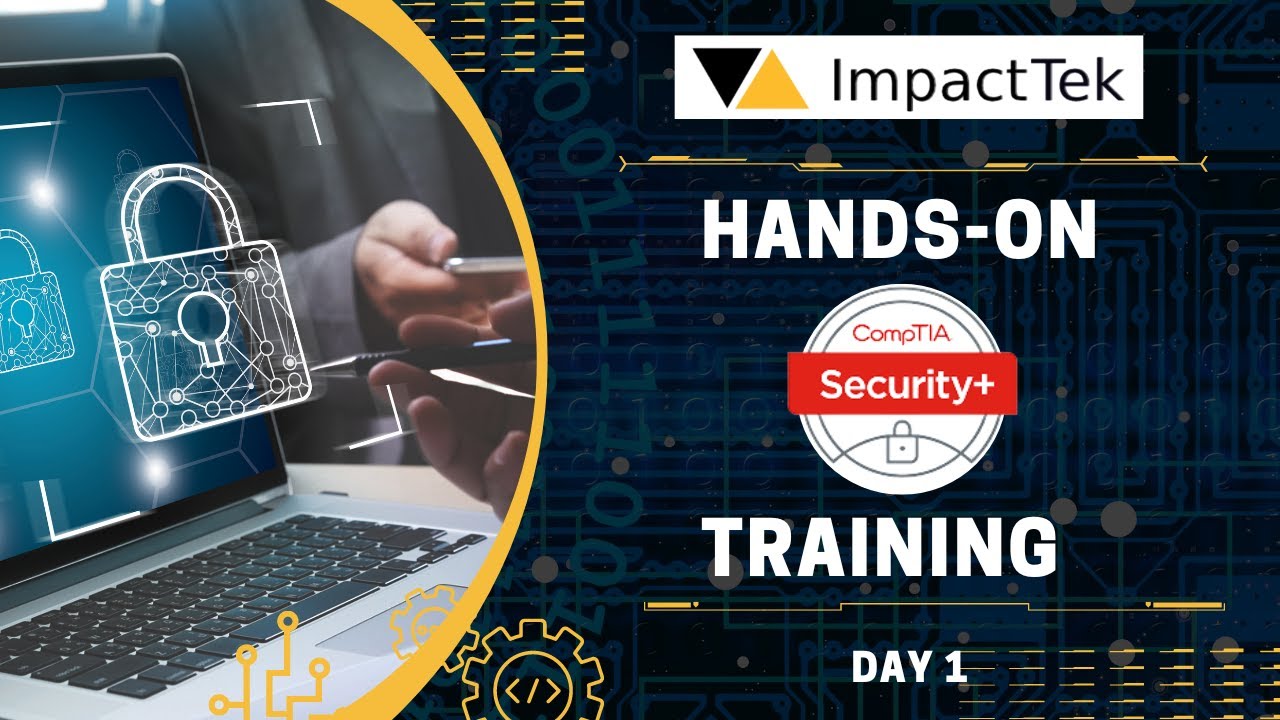 Hands-On CompTIA Security + Training Day 1 - YouTube