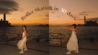 30天學會滾軸溜冰全記錄 🛼 | Roller skating diary