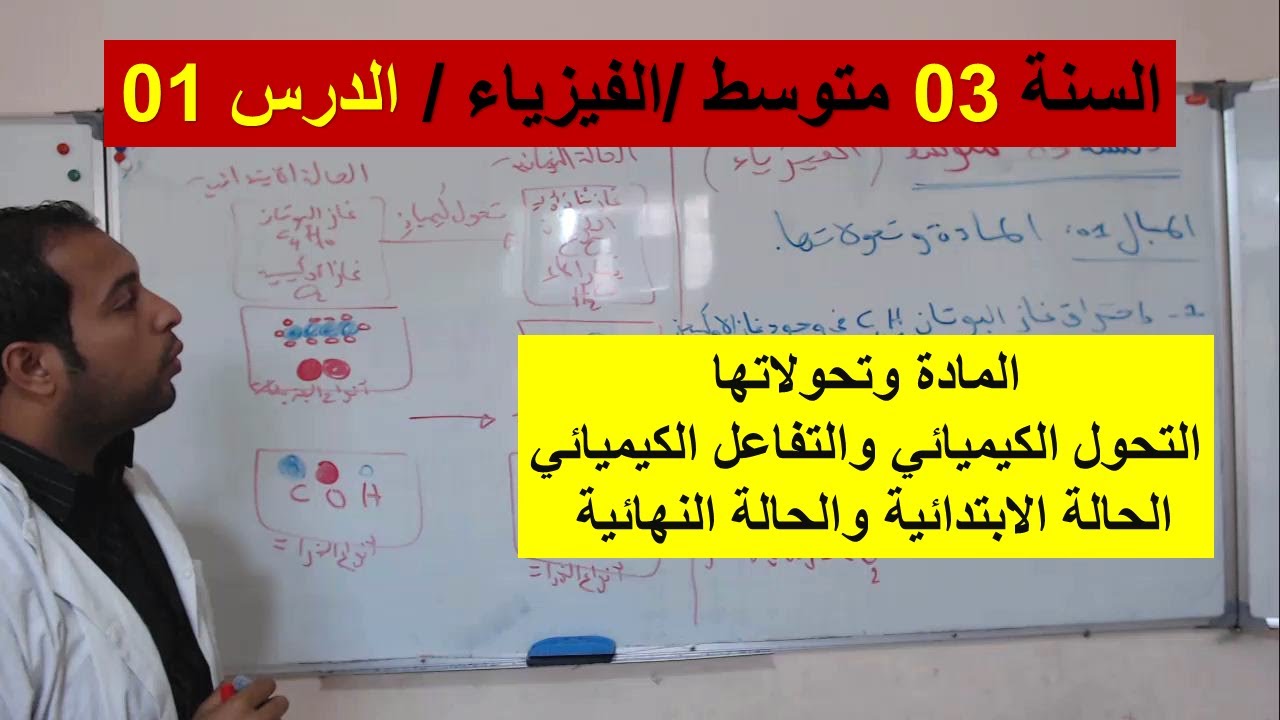 السنة 03 متوسط مادة الفيزياء باقة كاملة