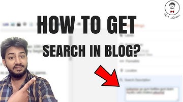 Rank your Blog High in Google 2017 | Add search description in Blogger | Keywords Tricks