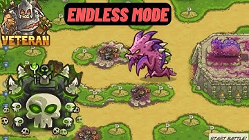 Kingdom Rush Frontiers Endless mode Vs Max Level Necromancer