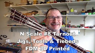 N Scale #8 Turnout Jigs, Tools, Rail & PCB Tie Cutters & Gapper