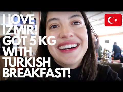 HOW IS OUR DAY IN IZMIR, TURKEY?TURKISH BREAKFAST IN Karşıyaka, BOSTANLI IS WAY BETTER THAN EXPECTED