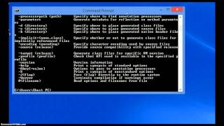 How To Write JAVA using Command Prompt