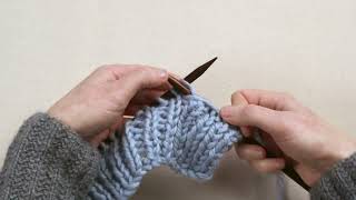 How to knit rib