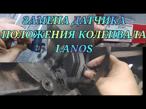 ЗАМЕНА ДАТЧИКА ПОЛОЖЕНИЯ КОЛЕНВАЛА LANOS НЕ ЗАВОДИТСЯ  ЗАЗ ШАНС Ланос ДАТЧИК СИНХРОНИЗАЦИИ 403.3847