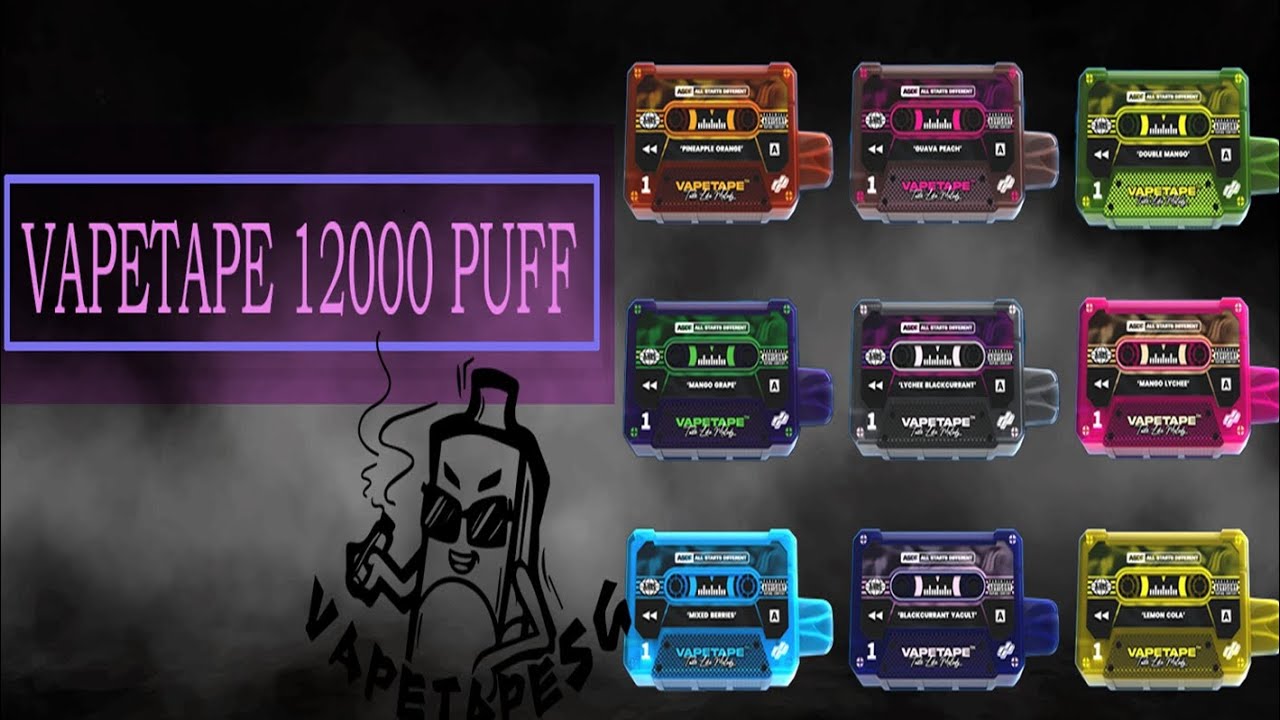 Vape tape 12000puff 🇸🇬🇸🇬 YouTube
