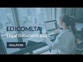 Introducing edicomlta legal document audit