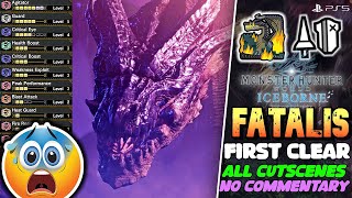 FATALIS Monster Hunter: World Iceborne LANCE SOLO First Clear ALL Cutscenes NO COMMENTARY PS5 HD