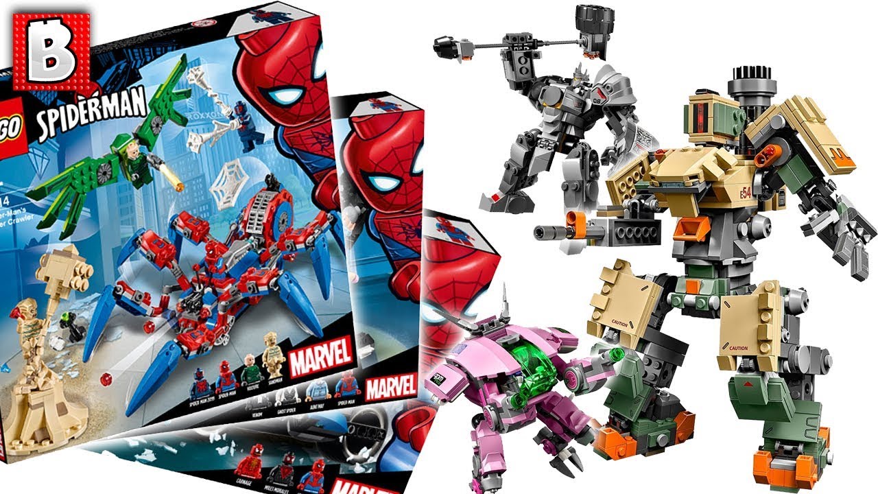 New LWGO Spiderman Sets and Overwatch Sets Revealed!!! LEGO News