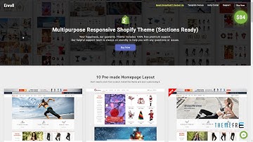 Enroll - Multipurpose Responsive Shopify Theme (Sections Ready)