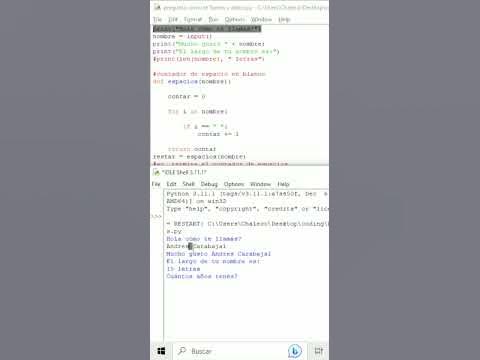 Programa en Python, preguntas, cálculos #python #programacion - YouTube
