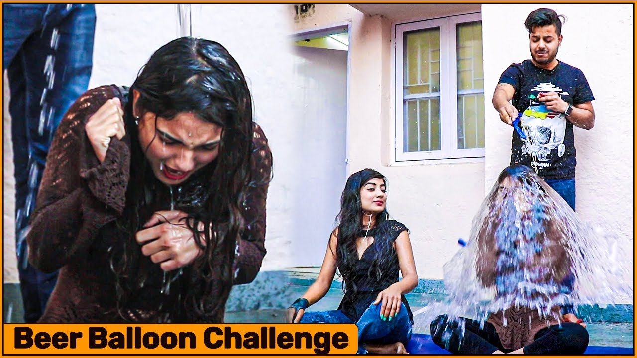 Popping शराब के Balloon on Head 🎈- 