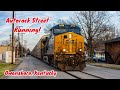 Autorack Train Street Running Through Owensboro, Kentucky!