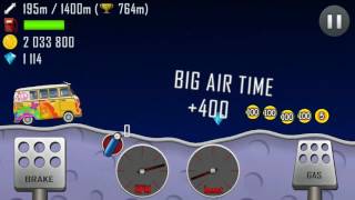Hill Climb Racing Gameplay 147 (Moon) screenshot 3