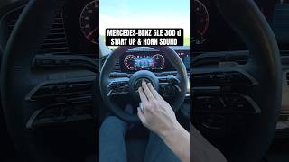 2025 MERCEDES-BENZ GLE 300 d 4MATIC START UP & HORN SOUND #catchingcars #carhornsound #benz #short