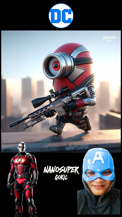 DC Superheroes Become One-Eyed Super Minions #marvel #avengers #dc #superhero #shorts