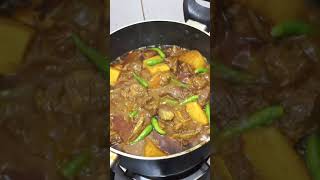 Today Dinner Menu Beef Bhuna With Potato