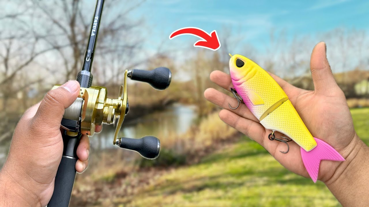 Tiny Creek BIG SWIMBAIT || Throwback Metro Glide Pink Lemonade