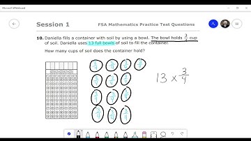 FSA Math Practice Test Session 1 #10