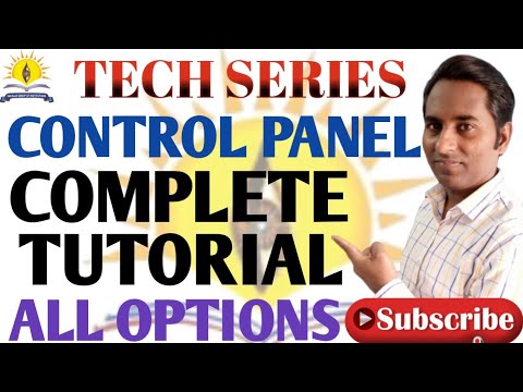 Control Panel in Windows 10 | Control Panel Full Tutorial | Control ...