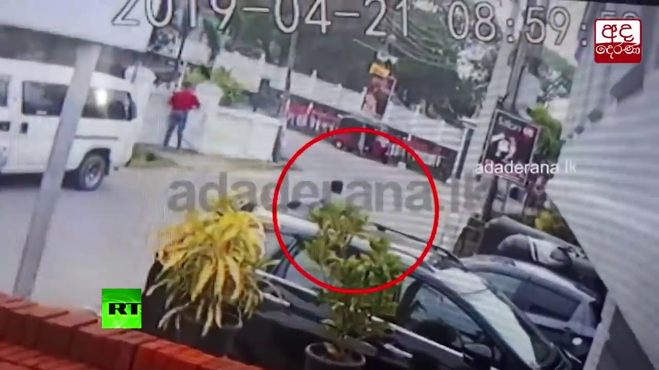 Sri Lanka Church Bomber Caught On Cam Moments Before Explosion