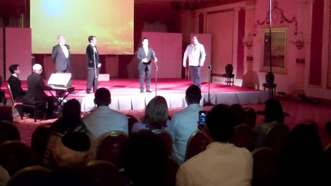 Yaakov Cohen and the three Tenors singing O'sole Mio YouTube