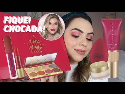 TESTEI os produtos da LINHA NIINA SECRETS COM EUDORA