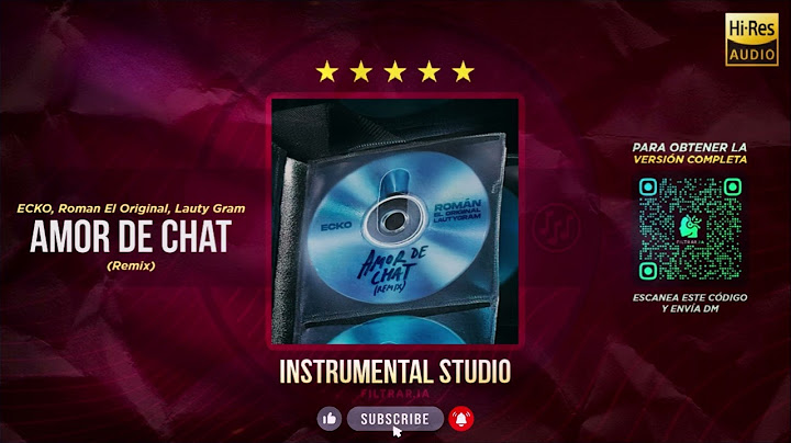ECKO, Roman El Original, Lauty Gram - Amor de Chat (Remix)   🎶 INSTRUMENTAL STUDIO (Filtrar IA)