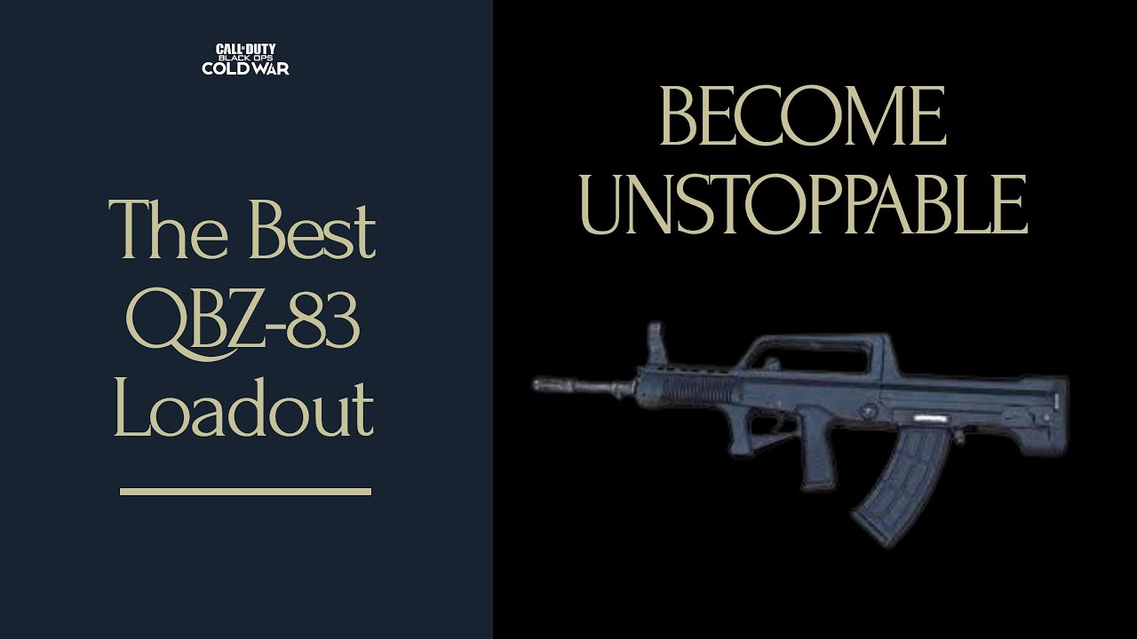 QBZ BEST CLASS SETUP! ( COLD WAR GAMEPLAY!) | CALL OF DUTY BLACK OPS COLD WAR