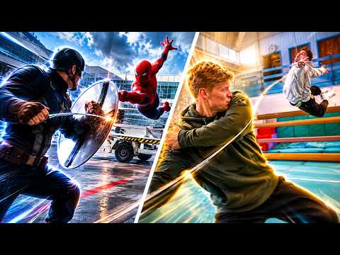 We Recreated These Iconic Marvel Stunts!